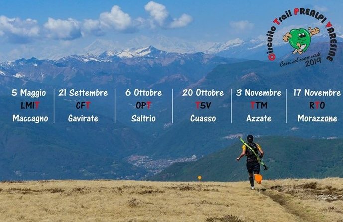 Calendario Circuito Trail Prealpi Varesine 2019